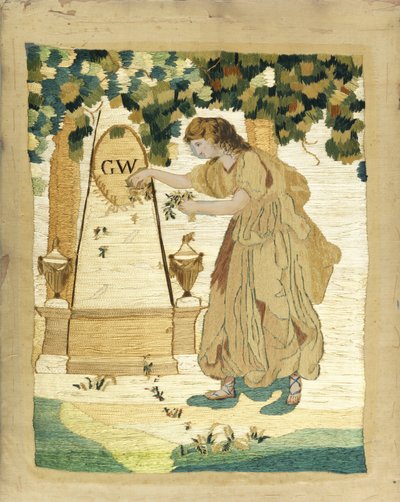 Virtue Paying Homage at the Tomb of Washington by Unbekannt Unbekannt